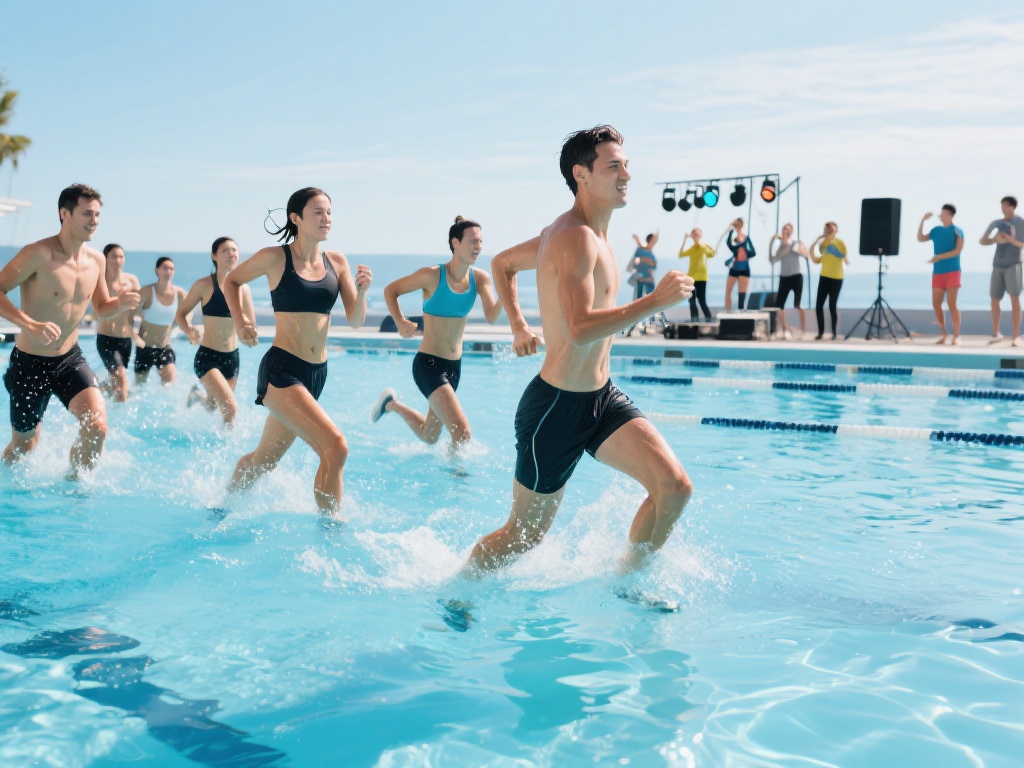 随着越来越多的运动爱好者体验到水中慢跑的